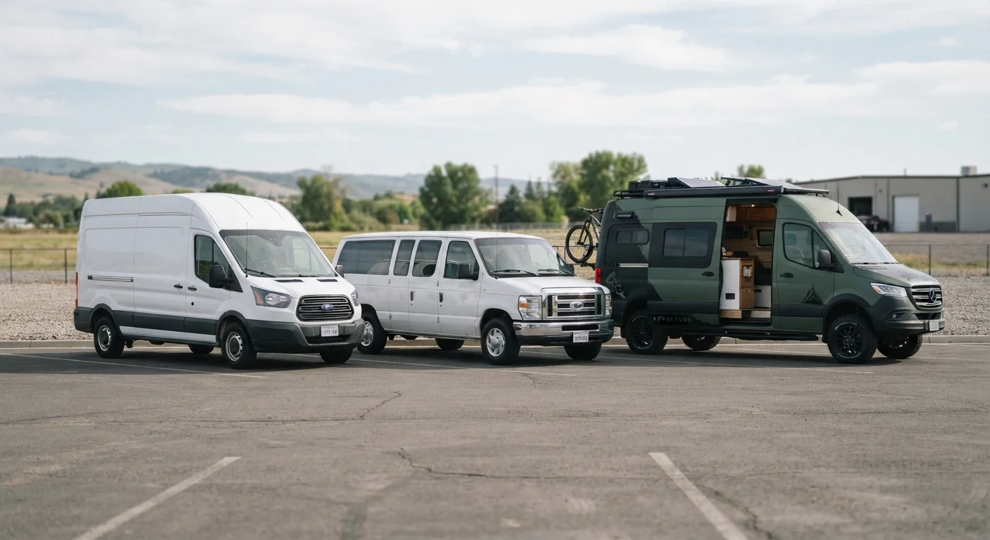 Cargo Vans, Passenger Vans, and Conversion Vans: A Practical Comparison